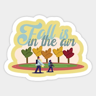 8ts Fall is in the Air Sticker